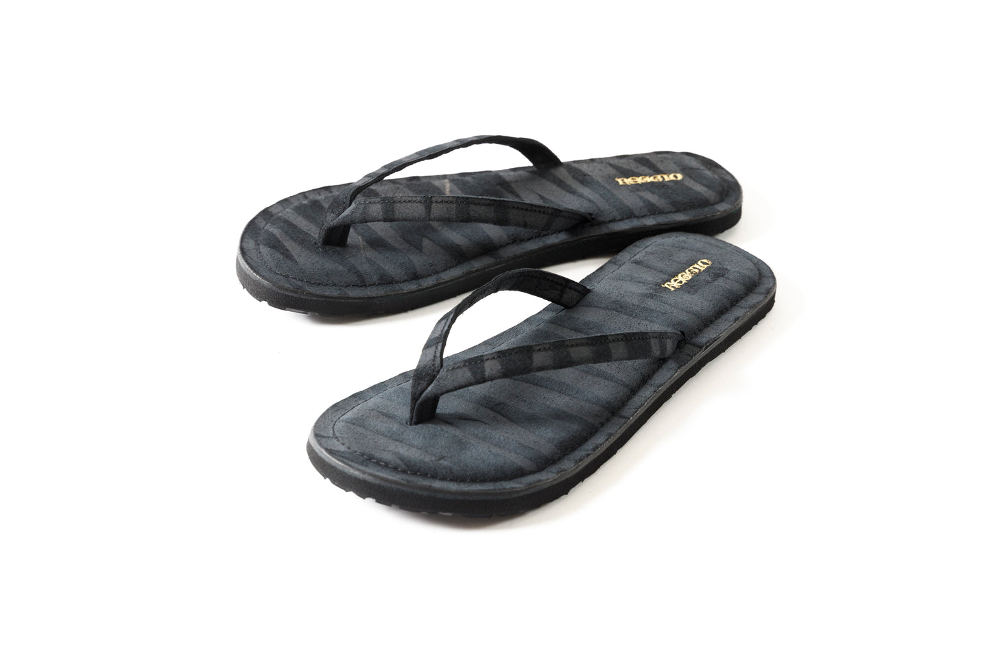 Kamelia shoes Leather suede sandals - Black