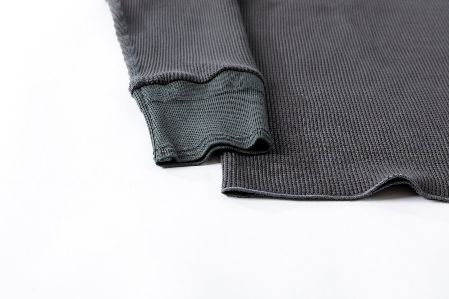 WONDER ROOM WWA-001 "WAFFLE" l/s waffle thermal tee - V gray