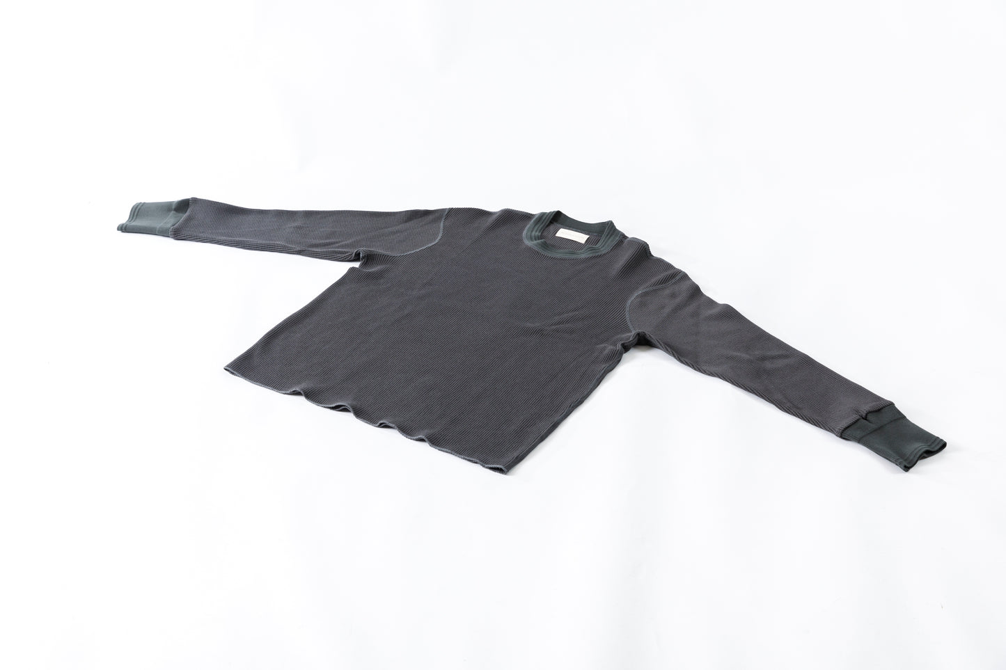 WONDER ROOM WWA-001 "WAFFLE" l/s waffle thermal tee - V gray