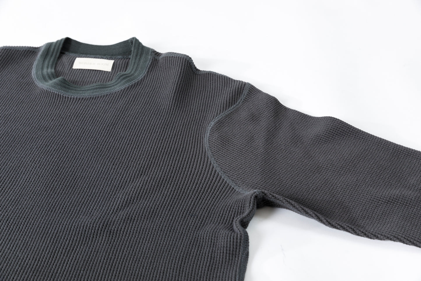 WONDER ROOM WWA-001 "WAFFLE" l/s waffle thermal tee - V gray