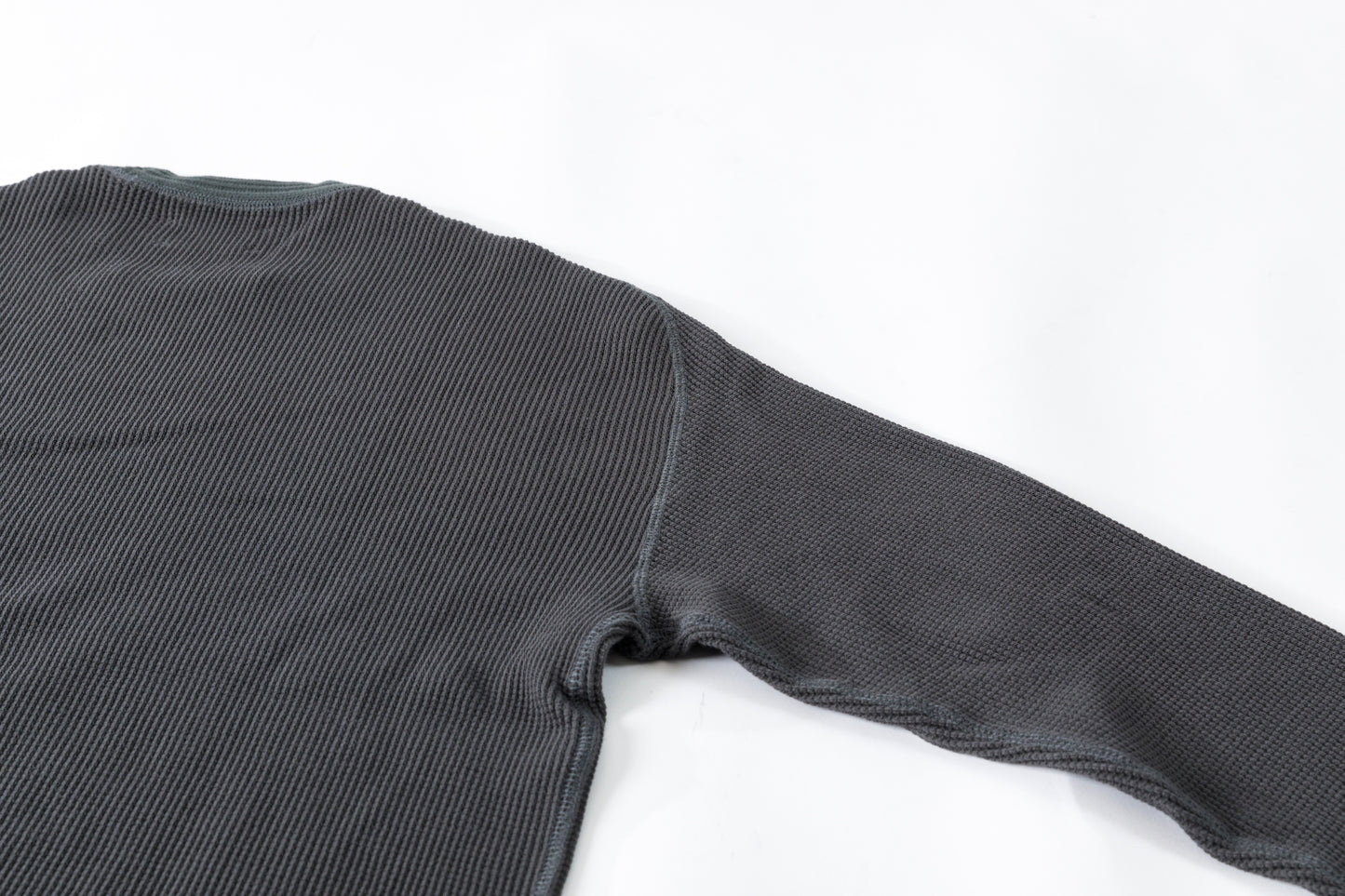 WONDER ROOM WWA-001 "WAFFLE" l/s waffle thermal tee - V gray