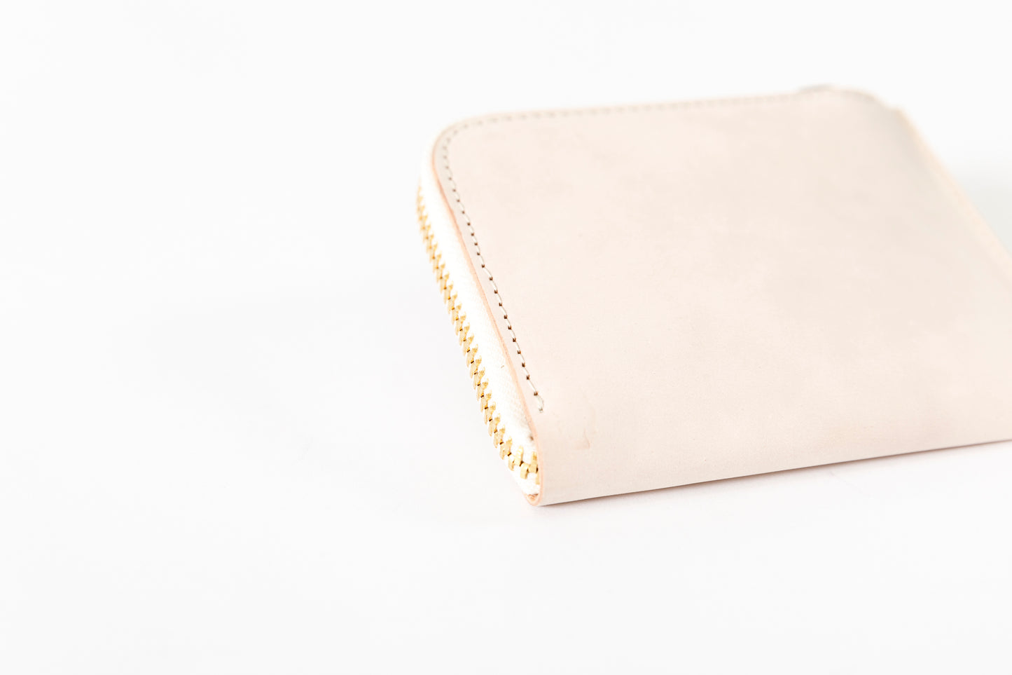 AMIACALVA AK043 CORDOVAN SHORT WALLET - Natural