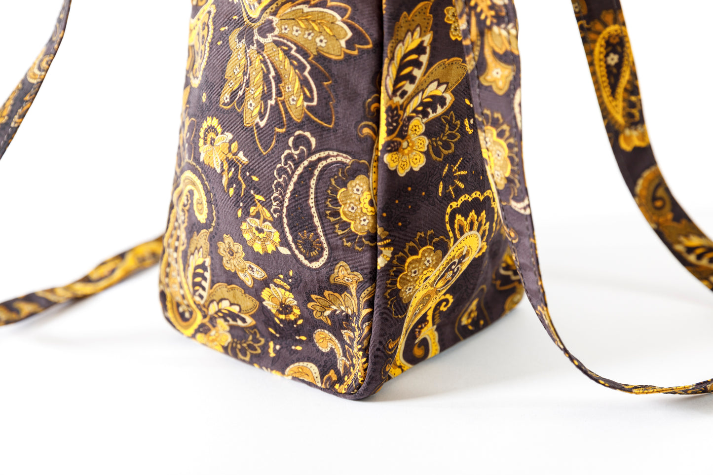 AMIACALVA F129 Eazy bag (S) - Paisler CHARCOAL BROWN