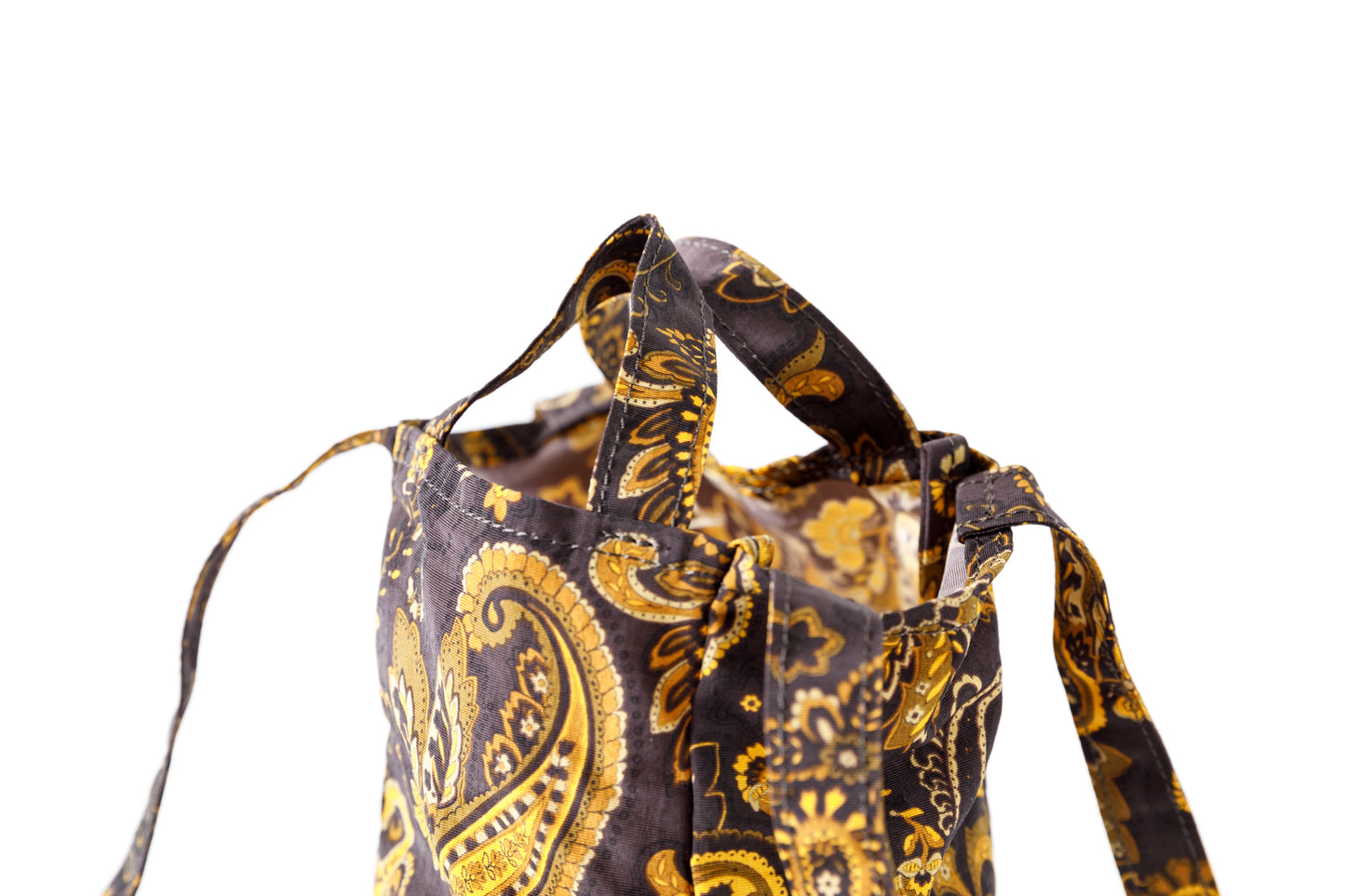 AMIACALVA F129 Eazy bag (S) - Paisler CHARCOAL BROWN