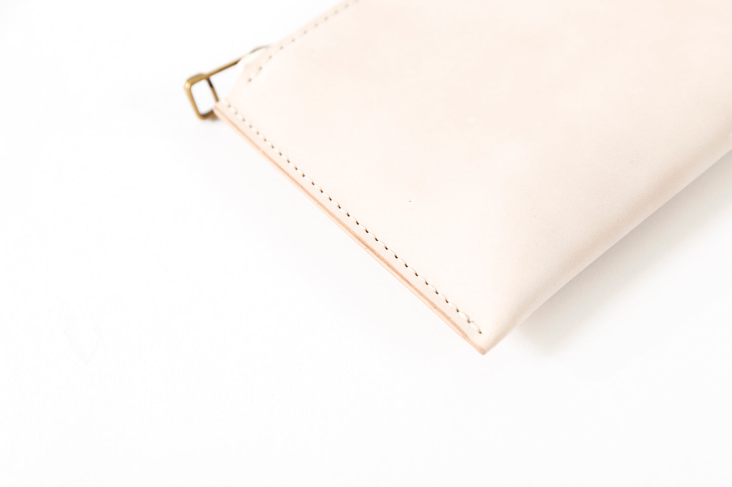 AMIACALVA AK043 CORDOVAN SHORT WALLET - Natural