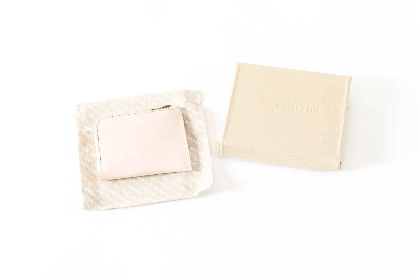 AMIACALVA AK043 CORDOVAN SHORT WALLET - Natural