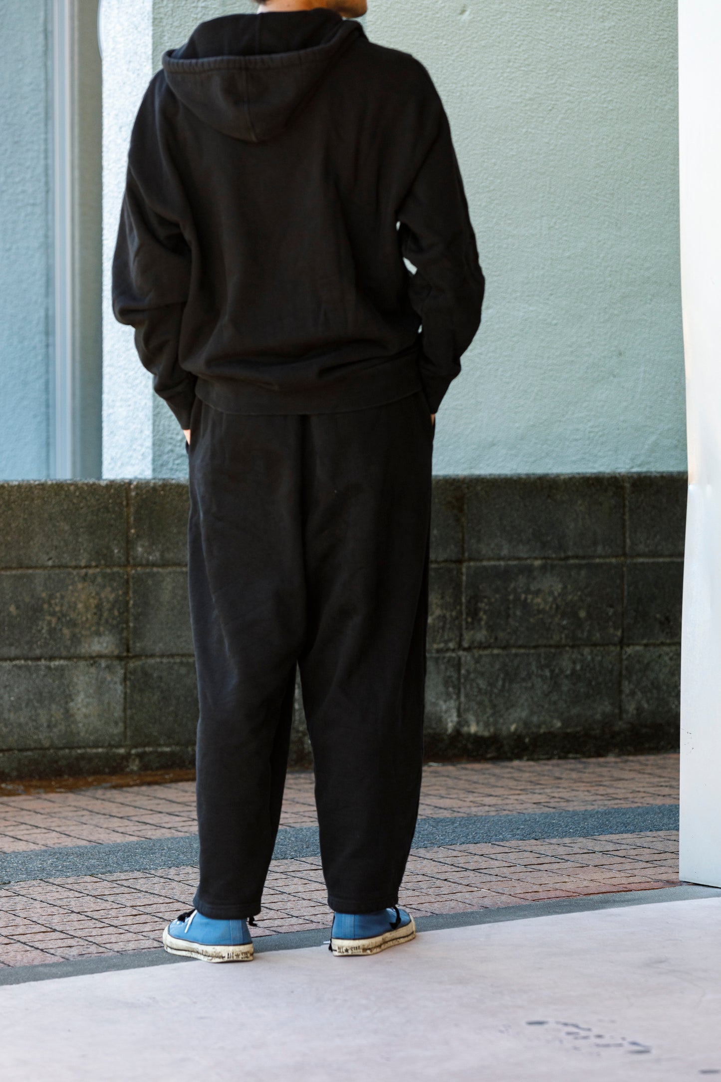 WONDER ROOM WWH-001 "WHALE" Atozuke Hoodie - Black