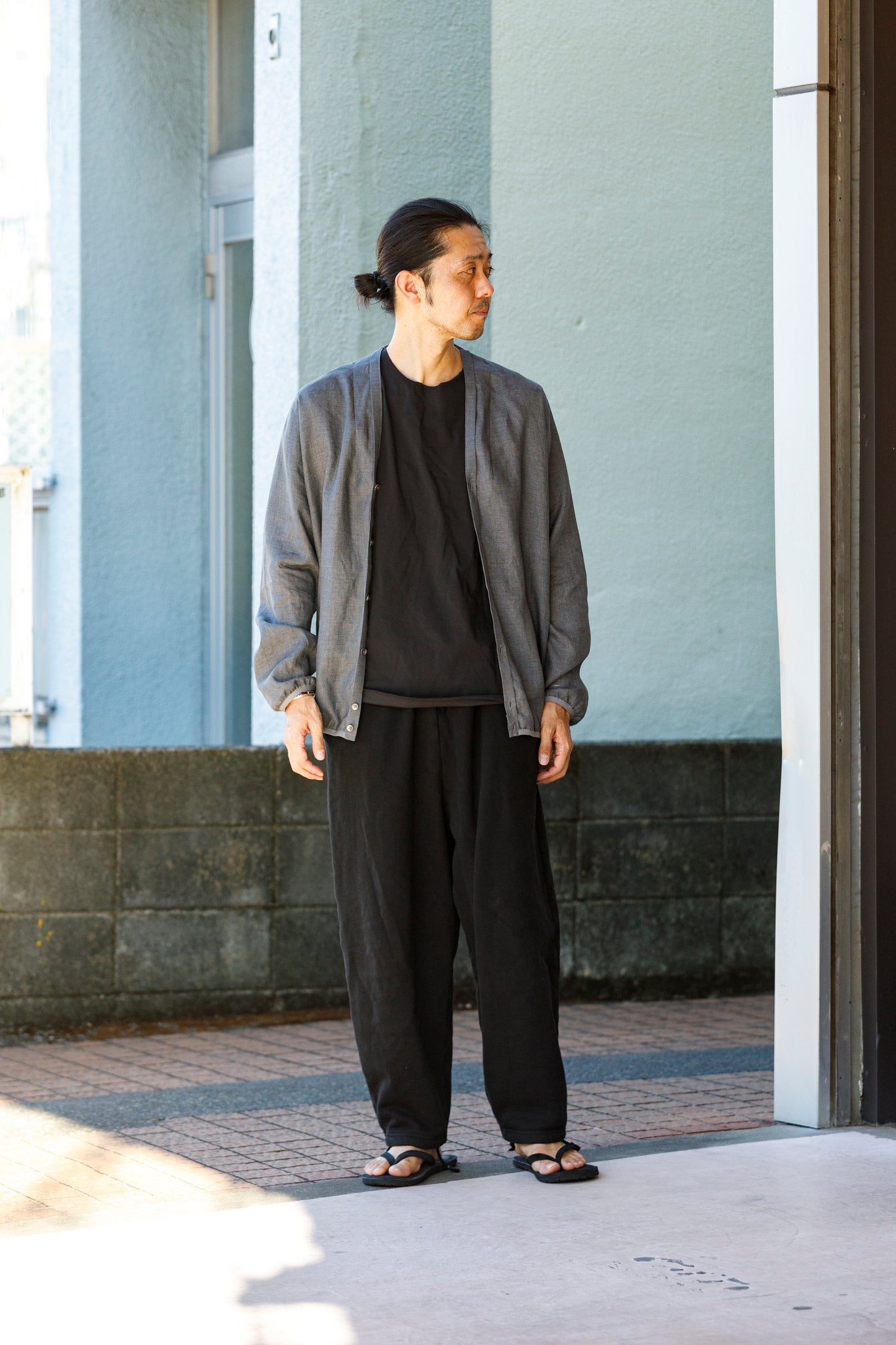 WONDER ROOM WWH-003 "WHALE" Sweat Slacks - Black