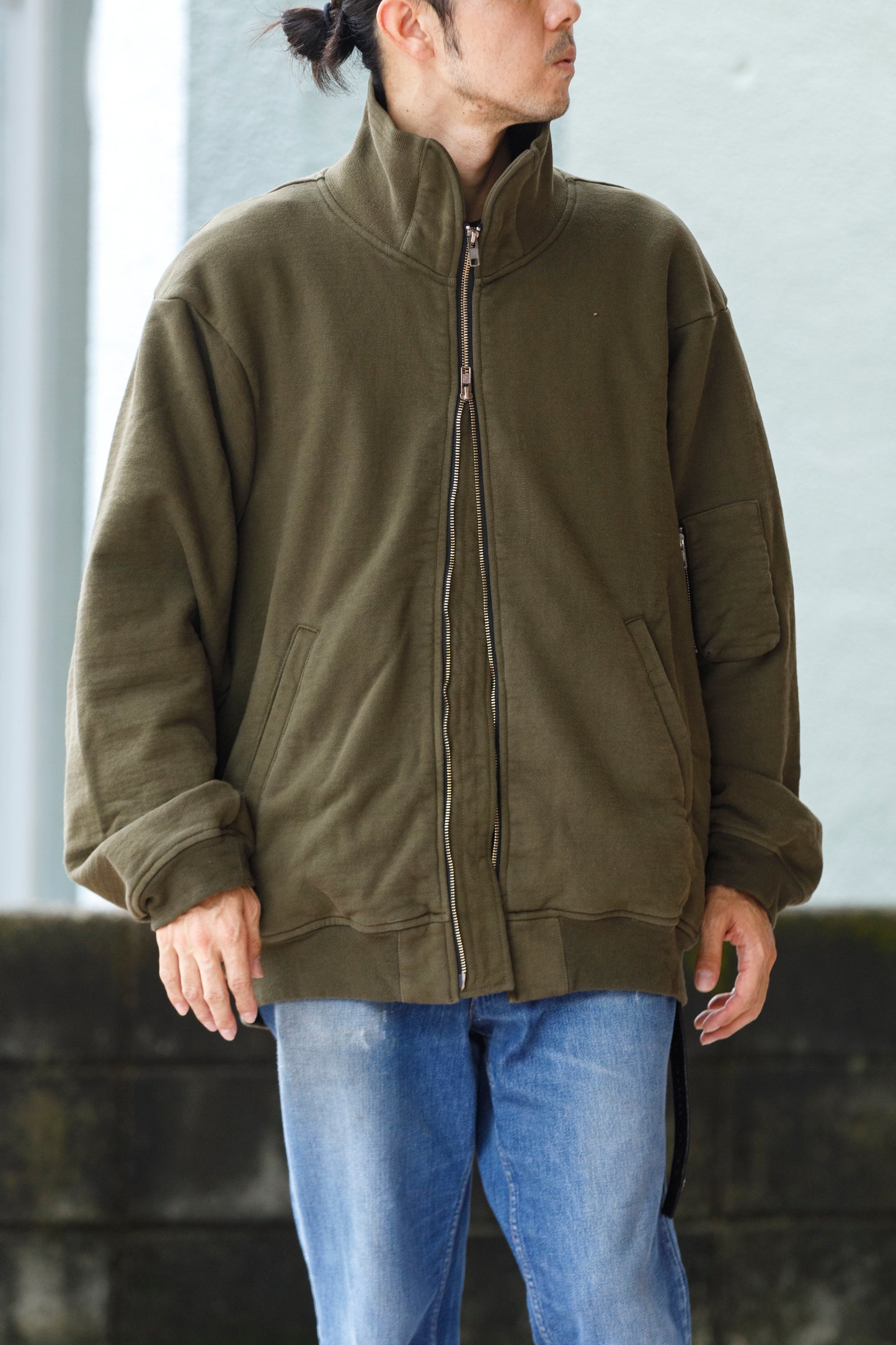 WONDER ROOM WWH-005 "WHALE" Flight Jacket - Olive