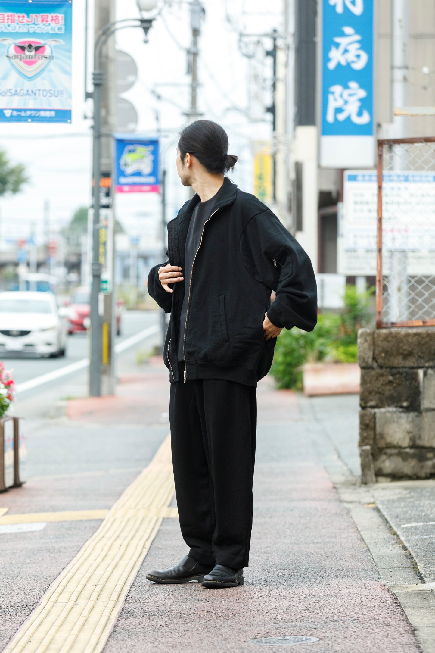 WONDER ROOM WWH-005 "WHALE" Flight Jacket - Black