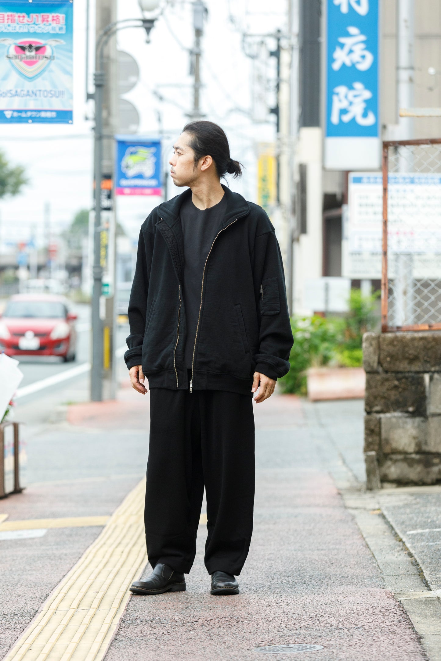 WONDER ROOM WWH-005 "WHALE" Flight Jacket - Black