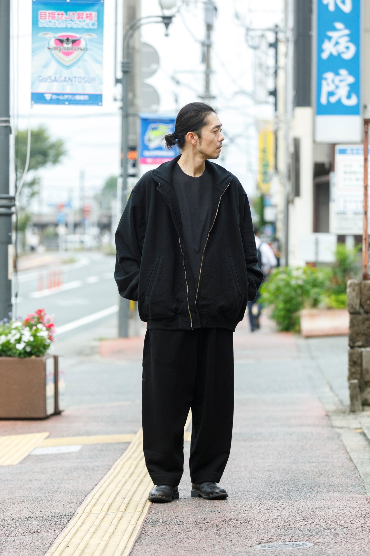 WONDER ROOM WWH-005 "WHALE" Flight Jacket - Black