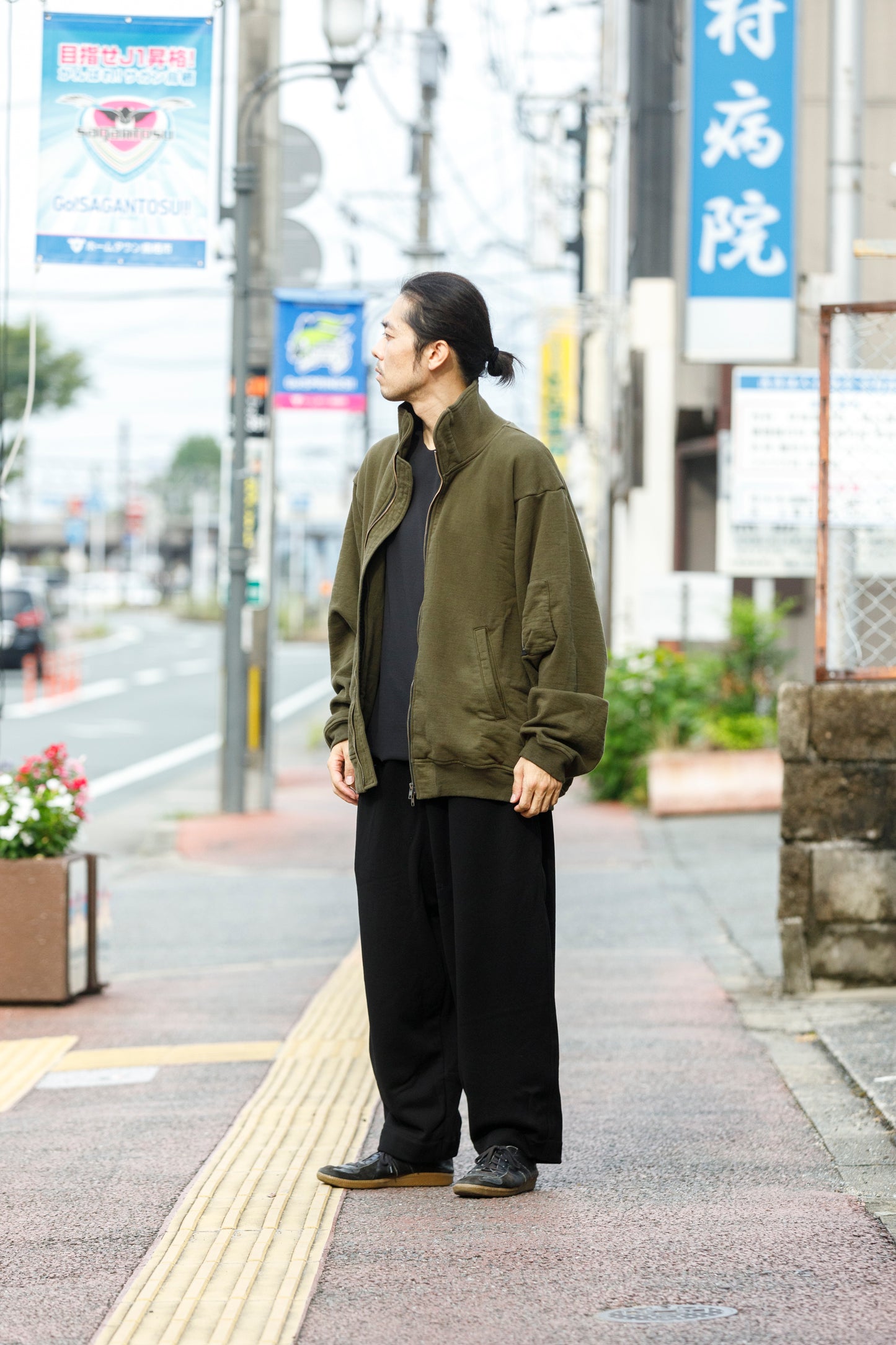 WONDER ROOM WWH-005 "WHALE" Flight Jacket - Olive