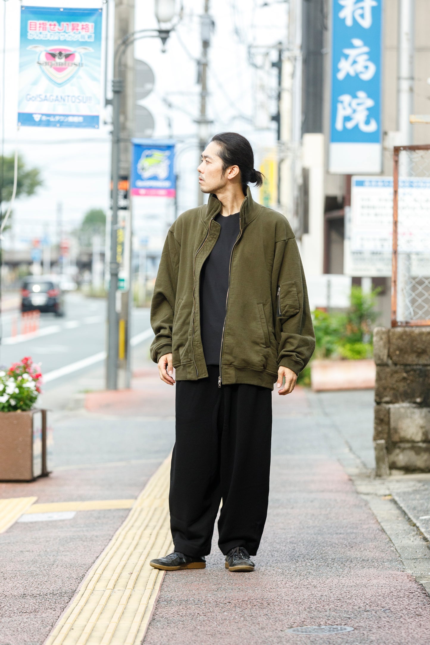 WONDER ROOM WWH-005 "WHALE" Flight Jacket - Olive