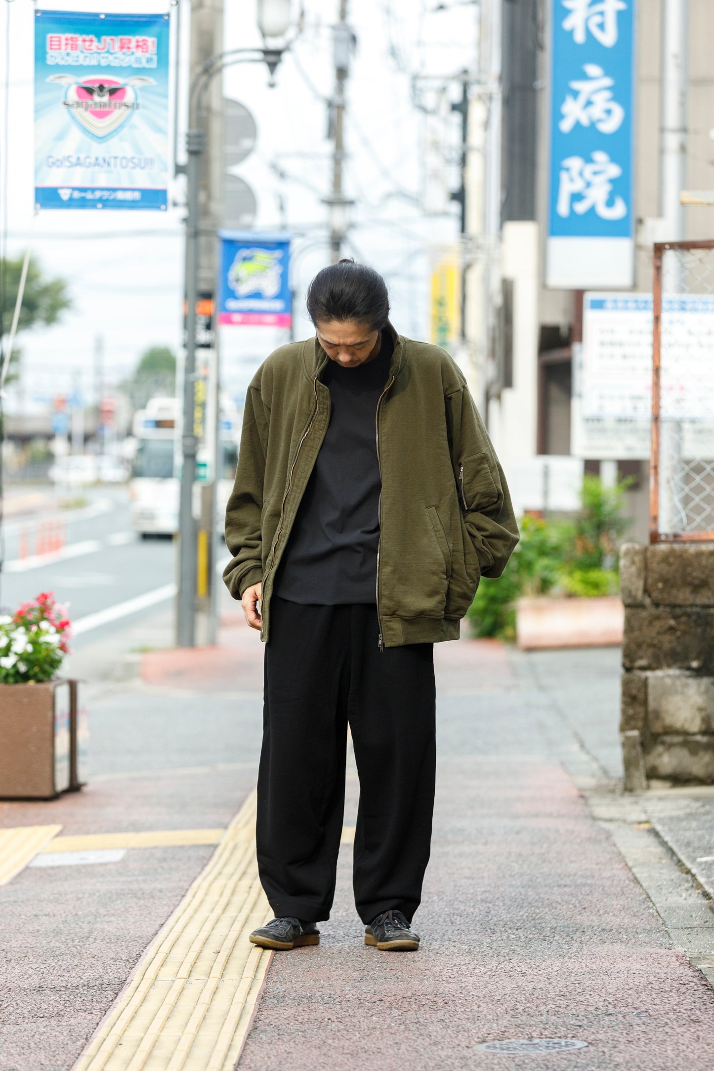 WONDER ROOM WWH-005 "WHALE" Flight Jacket - Olive