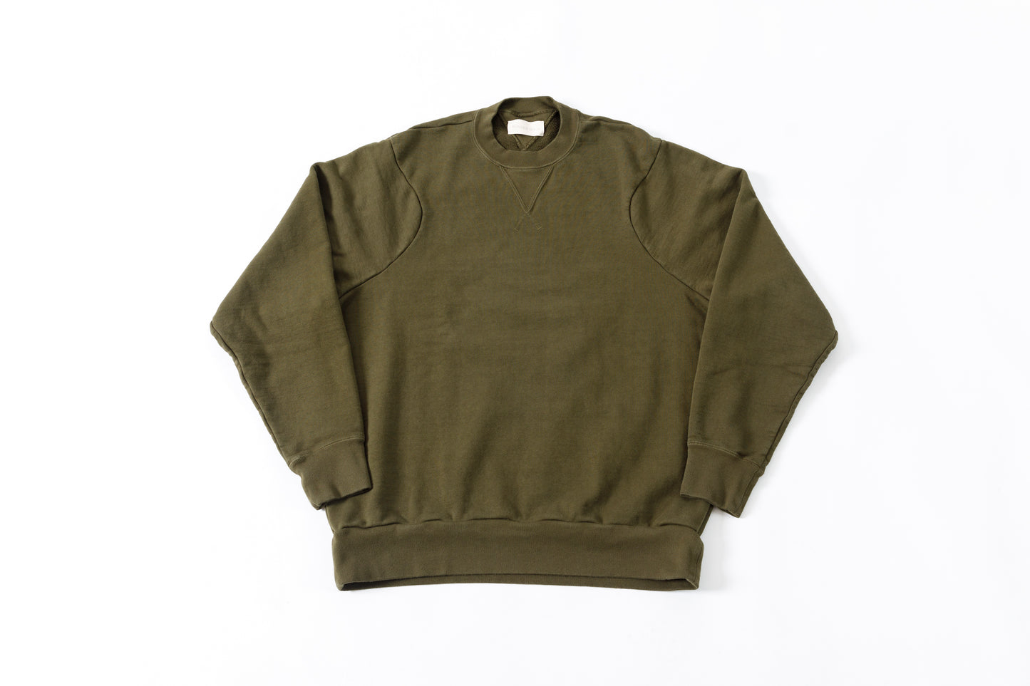 WONDER ROOM WWH-002 "WHALE" Crewneck Sweat - Olive