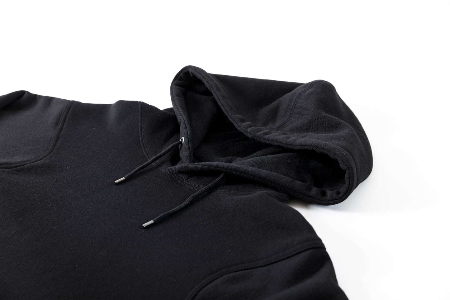 WONDER ROOM / WEG-001 "EGG" Double pocket hoodie - Black