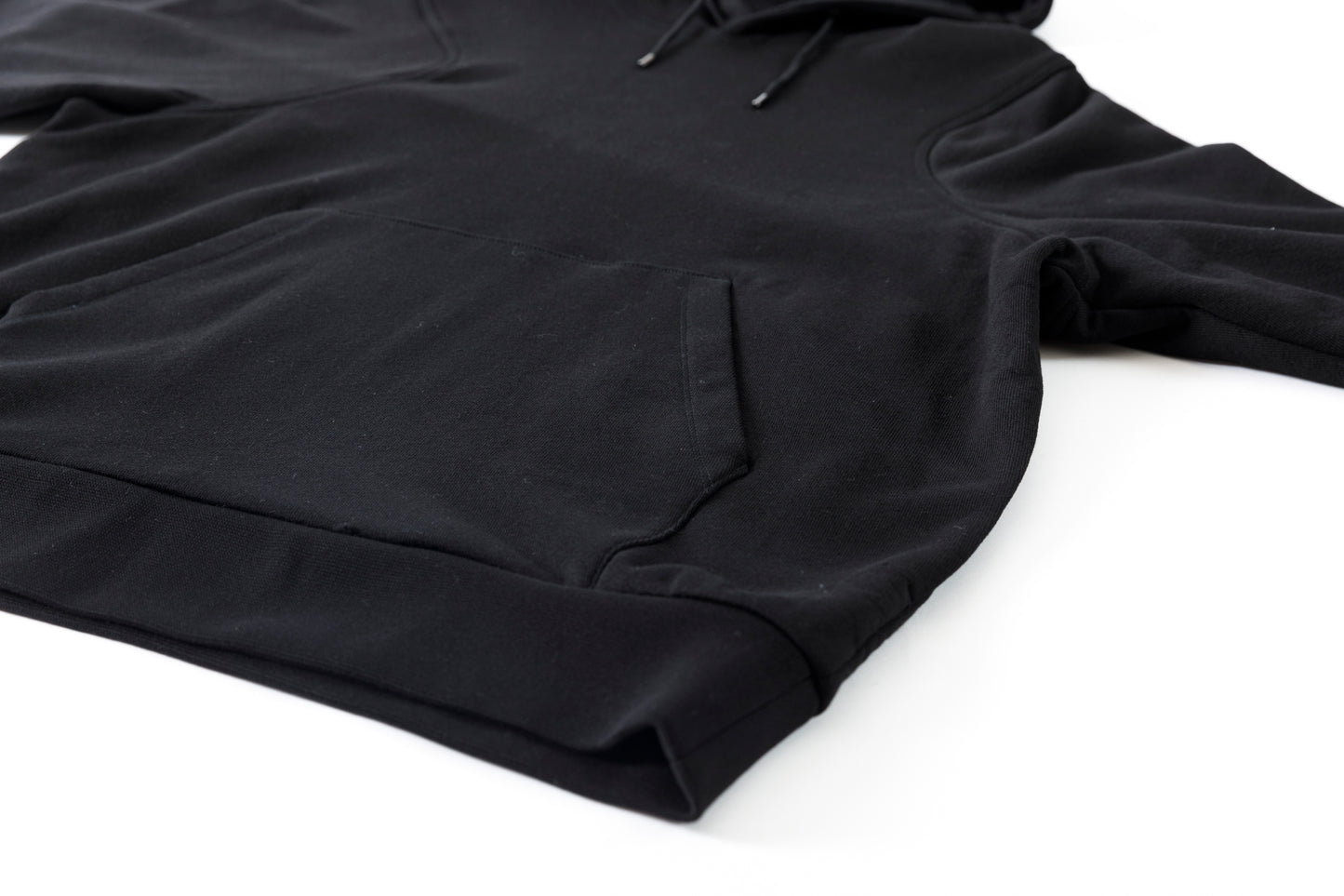 WONDER ROOM / WEG-001 "EGG" Double pocket hoodie - Black