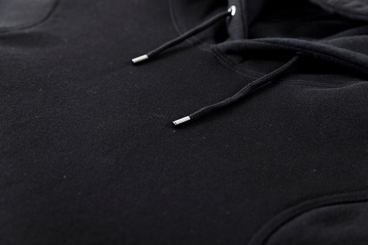WONDER ROOM / WEG-001 "EGG" Double pocket hoodie - Black