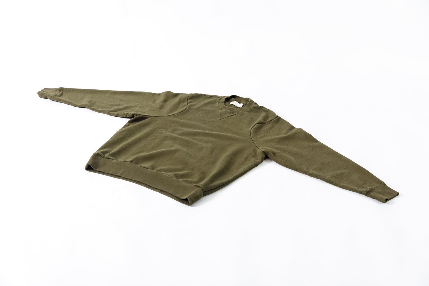 WONDER ROOM WWH-002 "WHALE" Crewneck Sweat - Olive