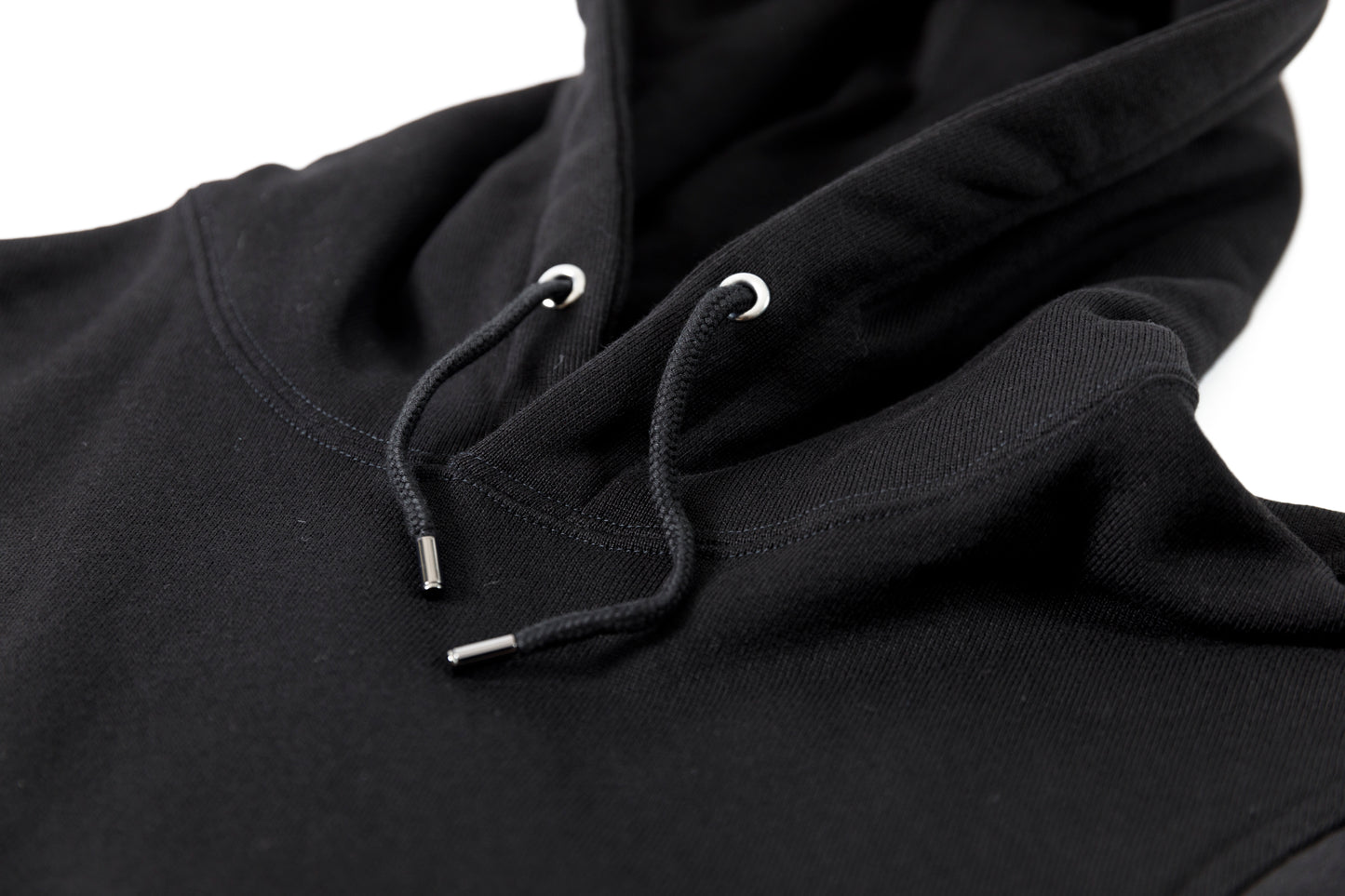 WONDER ROOM / WEG-001 "EGG" Double pocket hoodie - Black