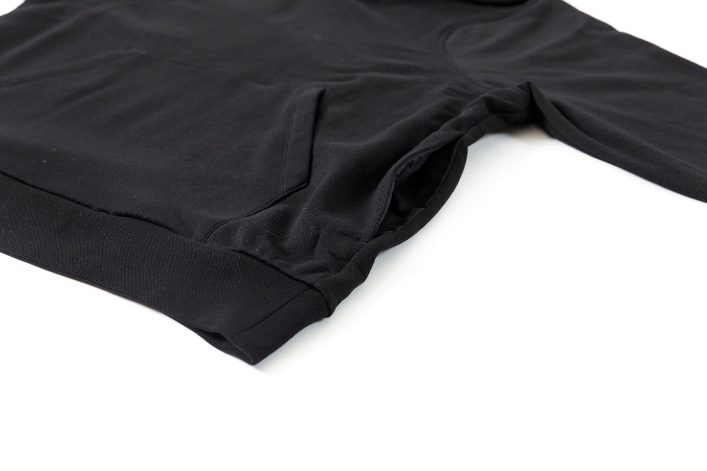 WONDER ROOM / WEG-001 "EGG" Double pocket hoodie - Black