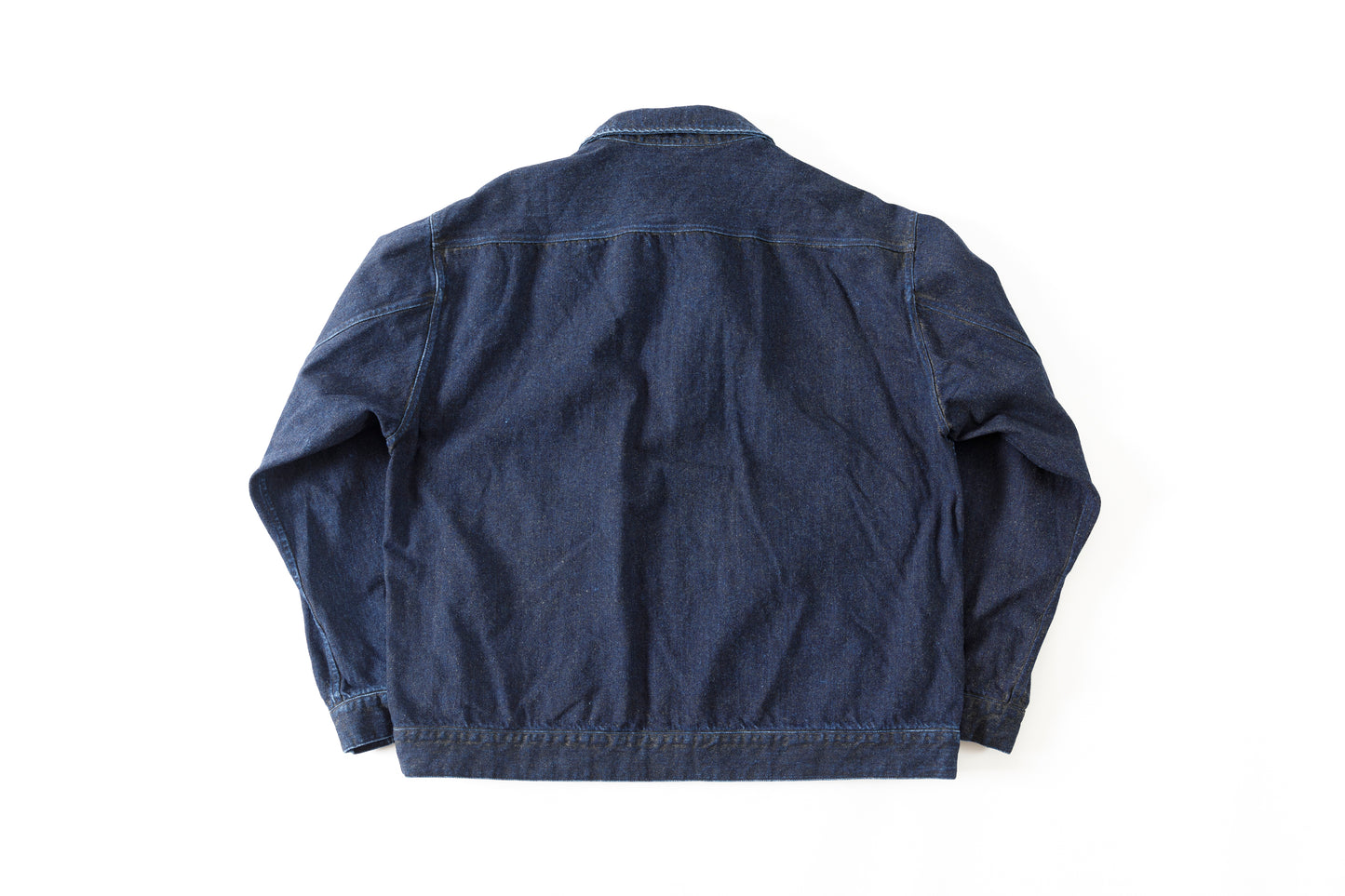 NULABEL / 522-204 URUSHI COATED DENIM TRUCKER JACKET - COAL BLACK