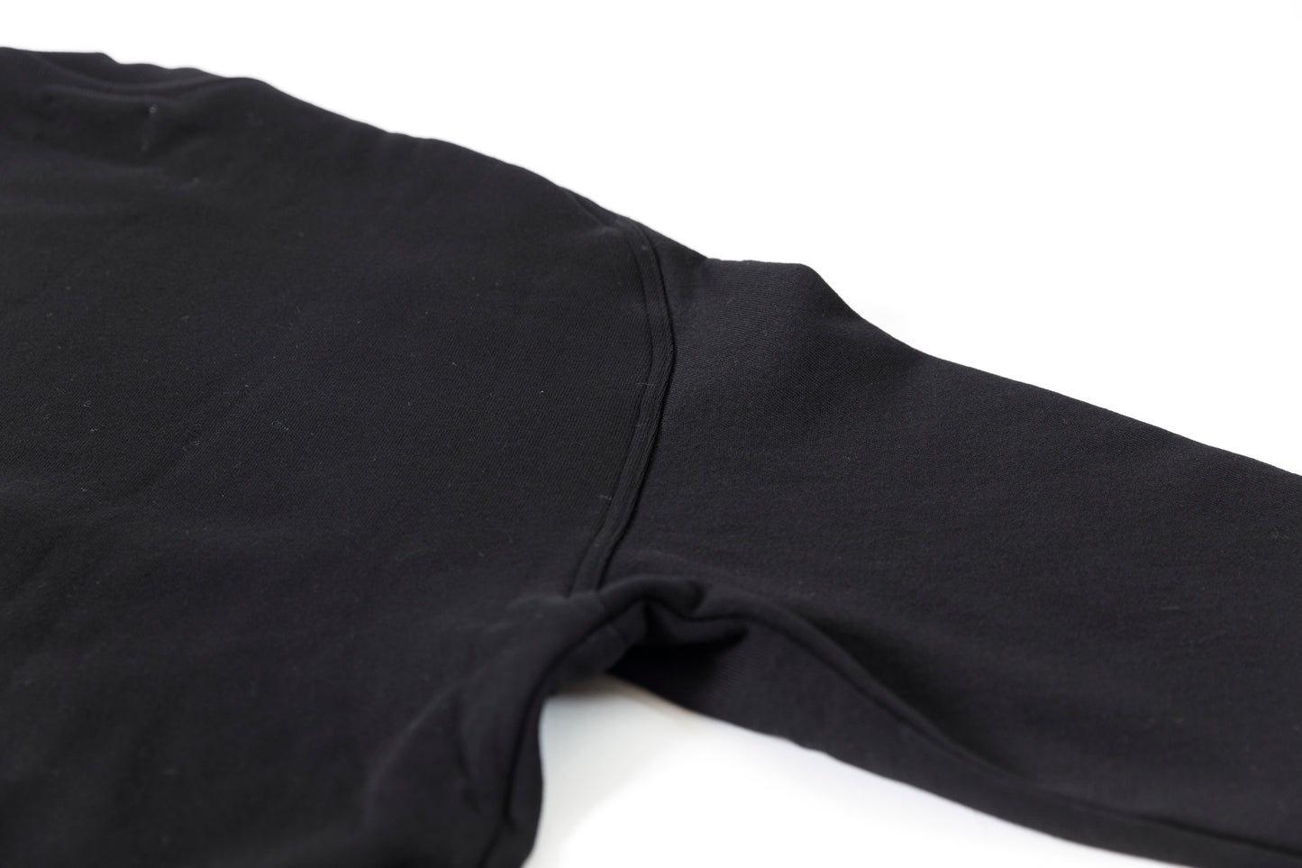 WONDER ROOM / WEG-002 "EGG" Crewneck Sweat - Black