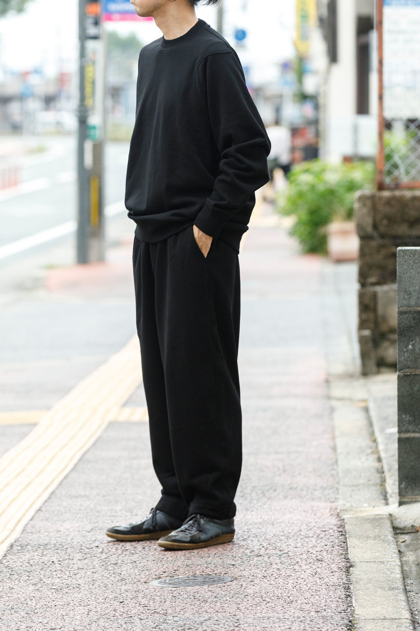 WONDER ROOM / WEG-003 "EGG" Sweat Slacks - Black