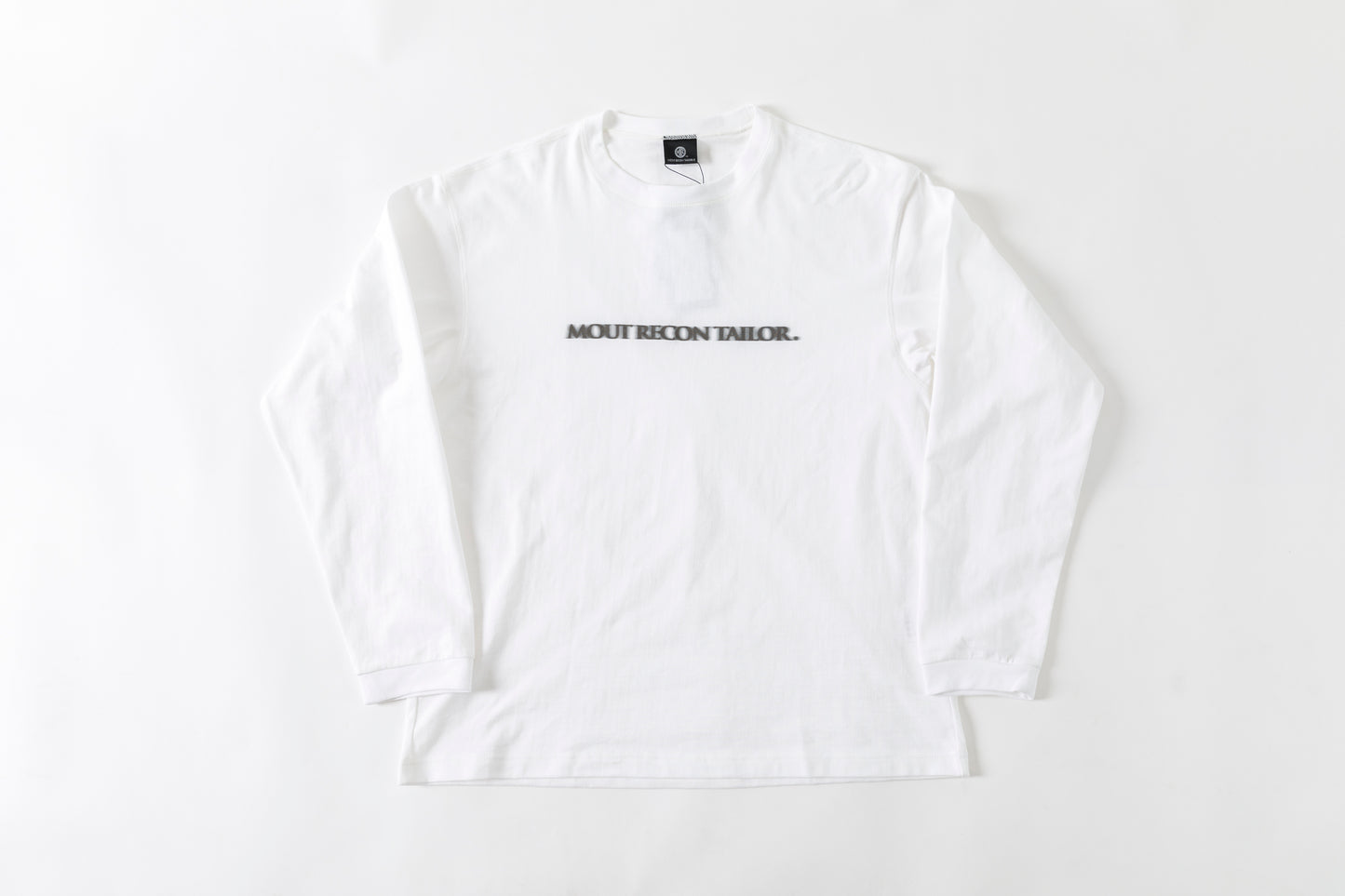 MOUT RECON TAILOR / MT1810 BLUR LOGO LONG SLEEVE T-SHIRT - White