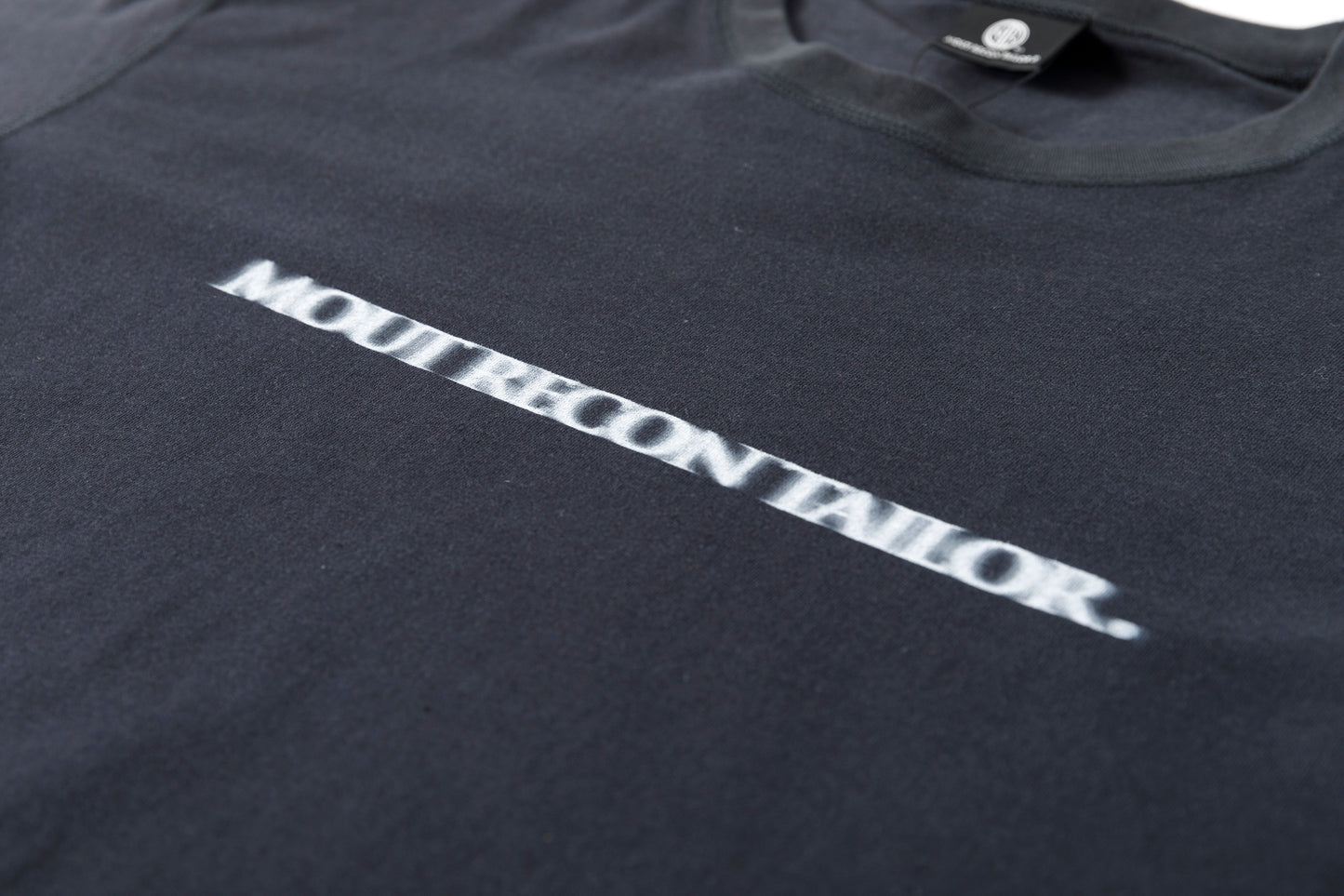 MOUT RECON TAILOR / MT1810 BLUR LOGO LONG SLEEVE T-SHIRT - Black