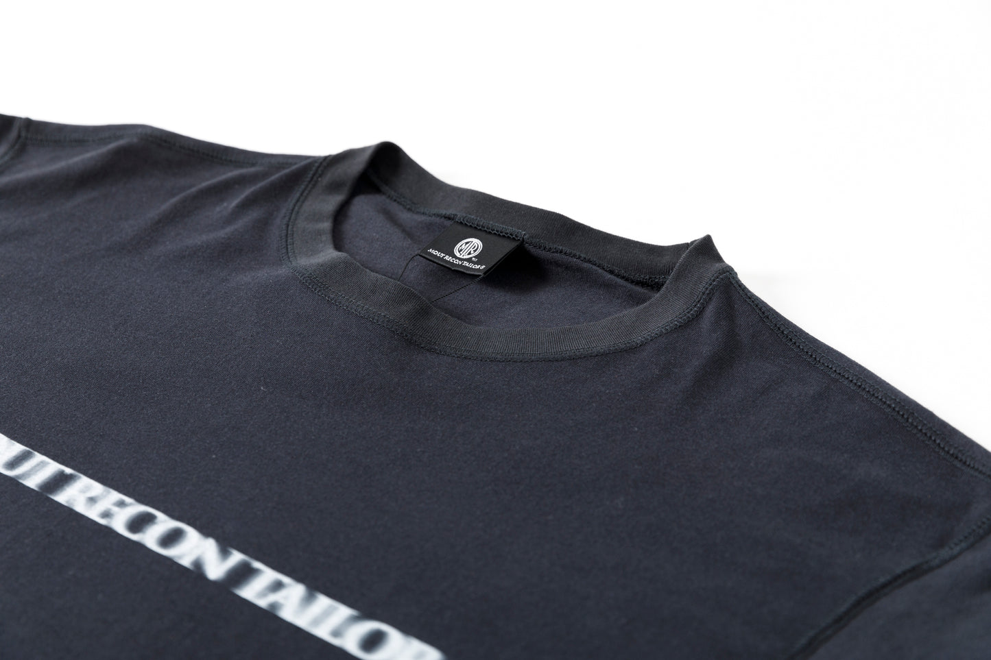 MOUT RECON TAILOR / MT1810 BLUR LOGO LONG SLEEVE T-SHIRT - Black