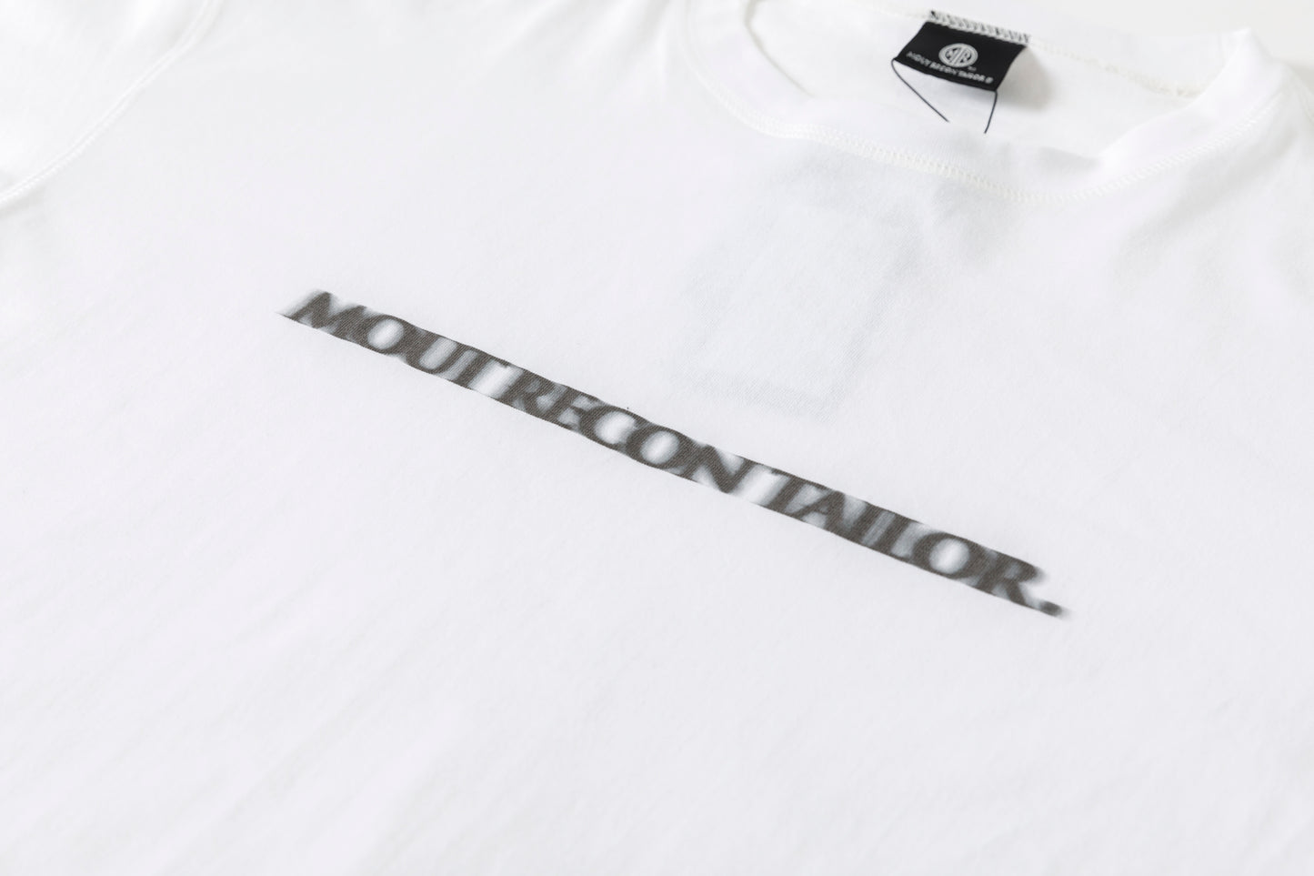 MOUT RECON TAILOR / MT1810 BLUR LOGO LONG SLEEVE T-SHIRT - White