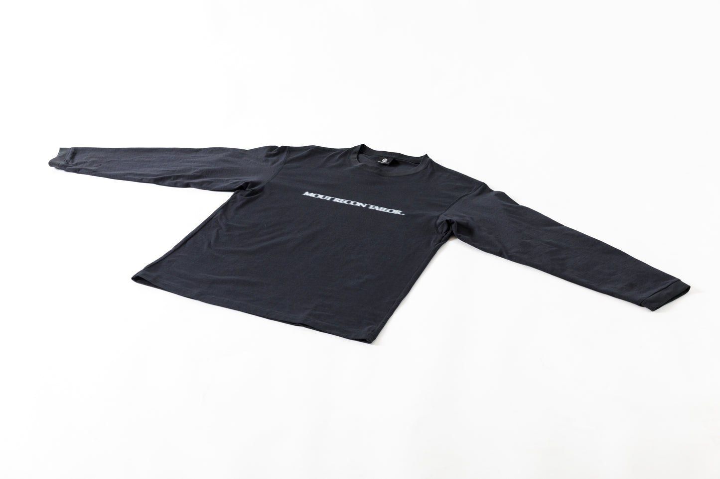 MOUT RECON TAILOR / MT1810 BLUR LOGO LONG SLEEVE T-SHIRT - Black