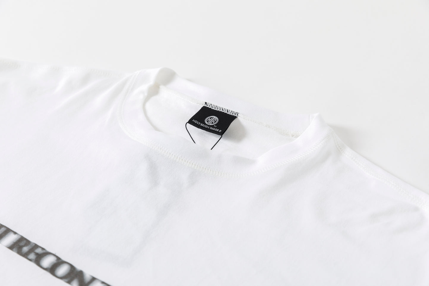 MOUT RECON TAILOR / MT1810 BLUR LOGO LONG SLEEVE T-SHIRT - White