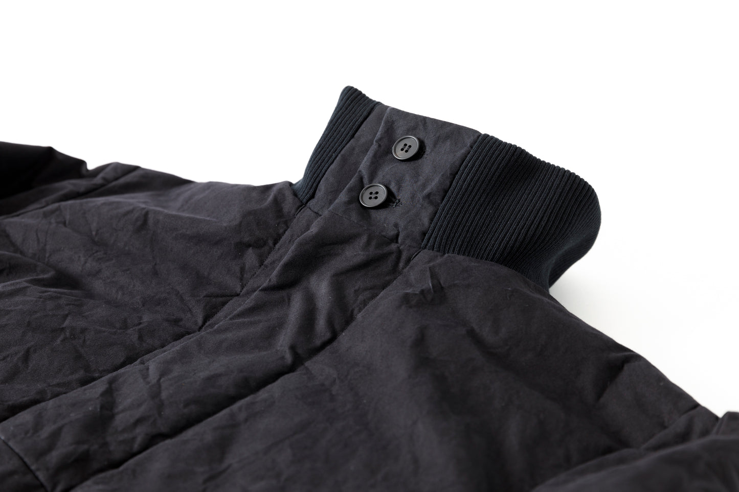 山内 25222-co / シールドコットン・ヘビークロス中綿入りブルゾン - Black