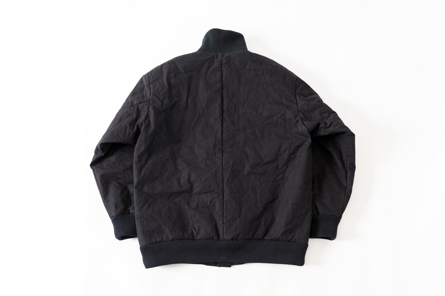 山内 25222-co / シールドコットン・ヘビークロス中綿入りブルゾン - Black