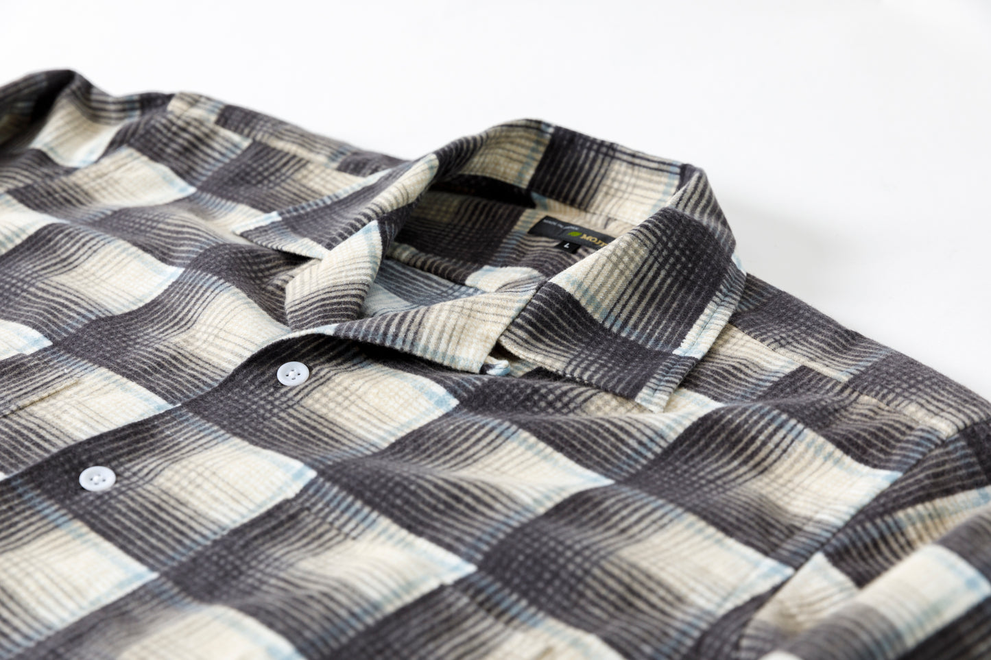 MOJITO / ABSHINTH SHIRT_cotton flannel plaid - Gray