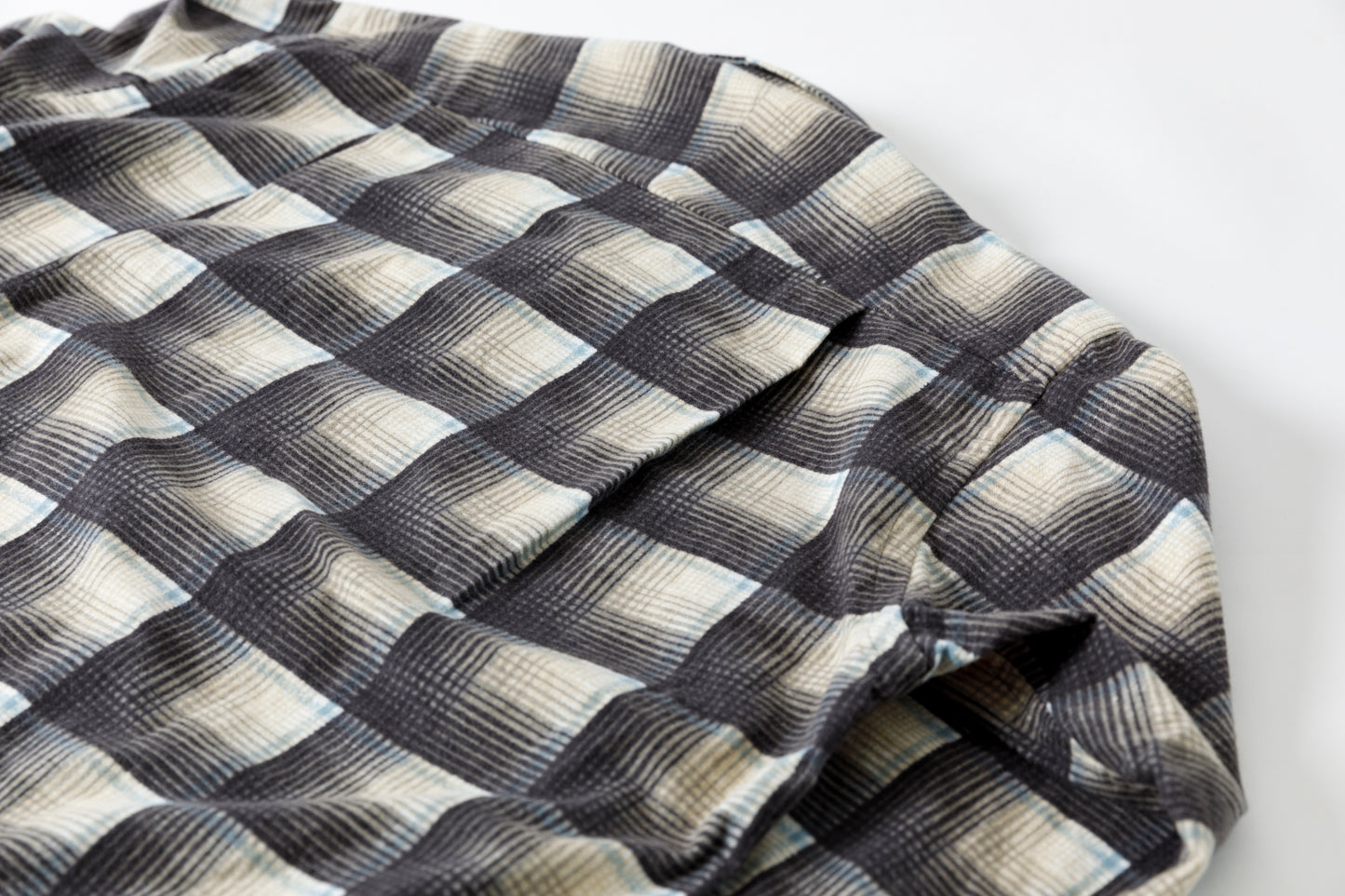 MOJITO / ABSHINTH SHIRT_cotton flannel plaid - Gray