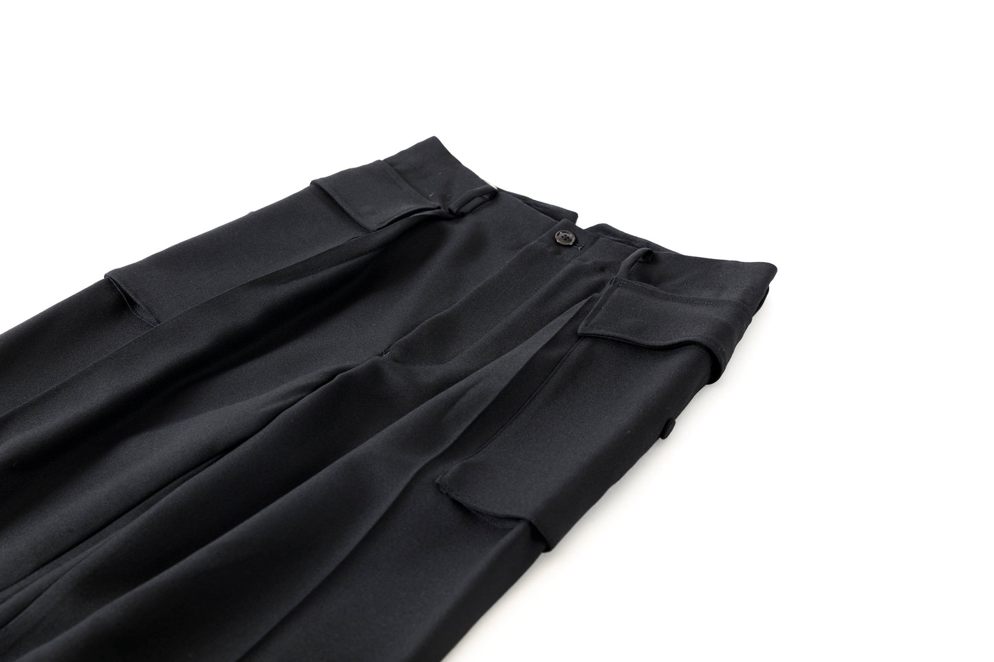 SARTO / 252-12001 CARGO PANTS(DRY WOOL TWILL) - BLACK