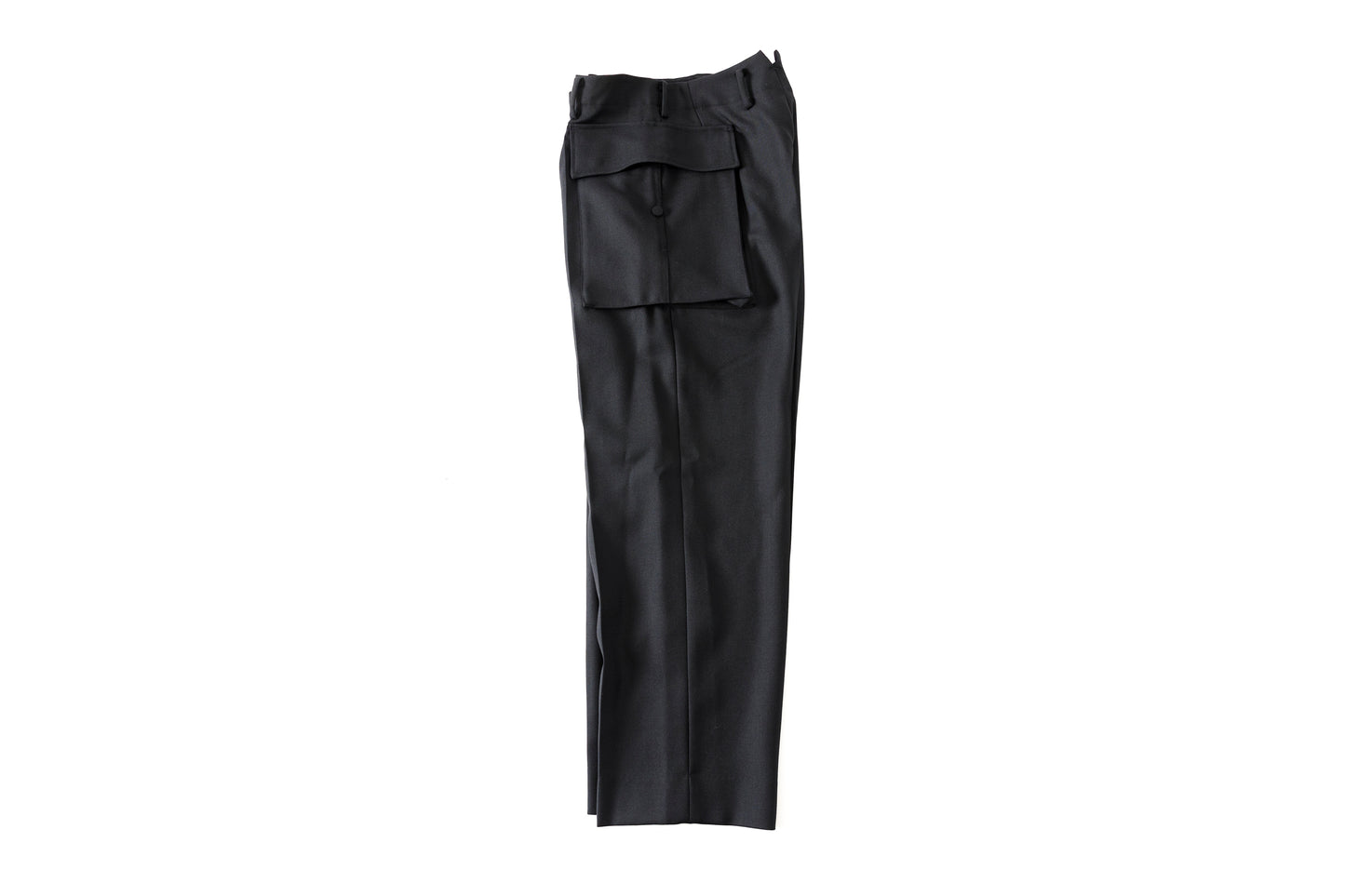 SARTO / 252-12001 CARGO PANTS(DRY WOOL TWILL) - BLACK