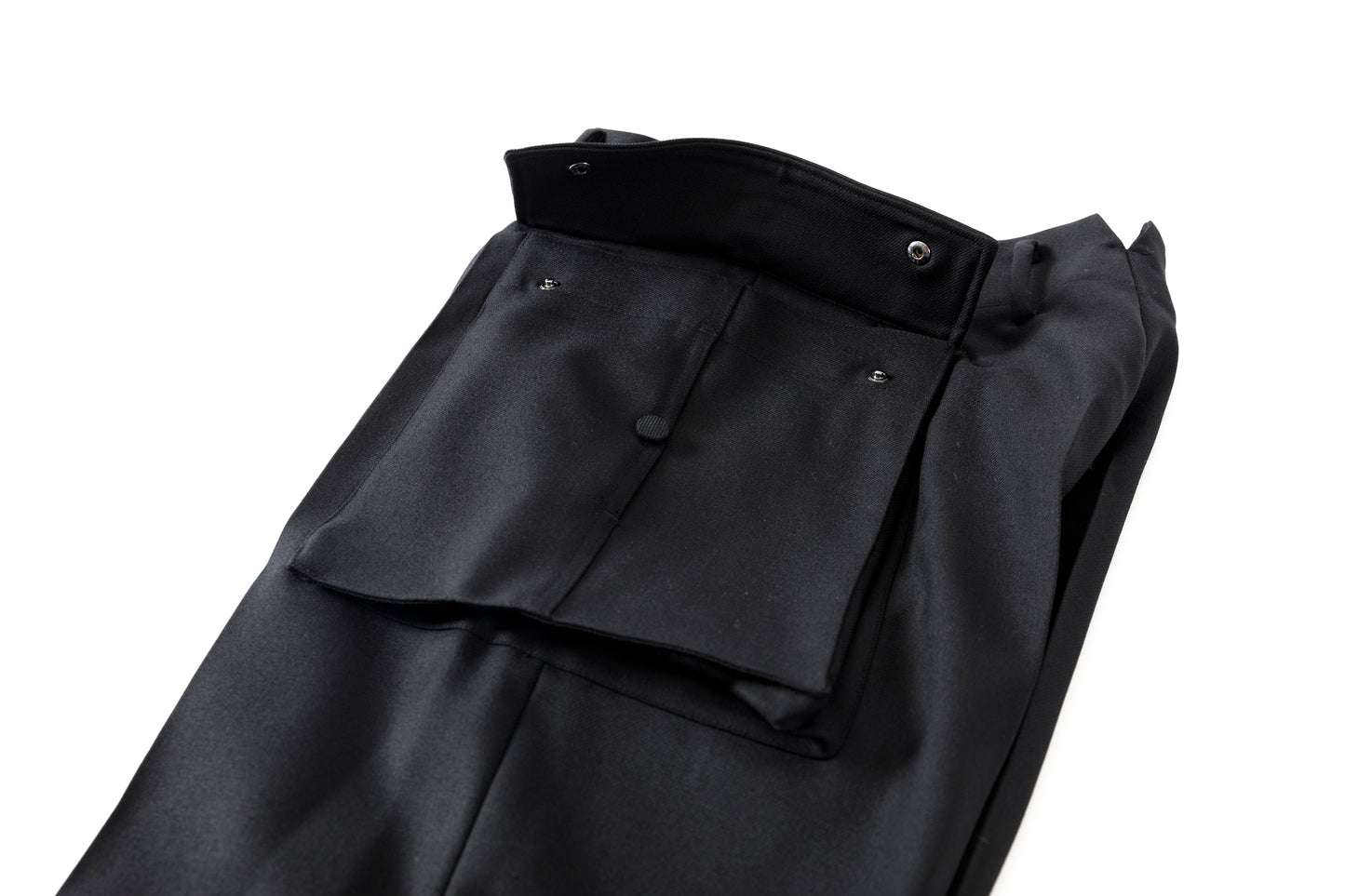 SARTO / 252-12001 CARGO PANTS(DRY WOOL TWILL) - BLACK