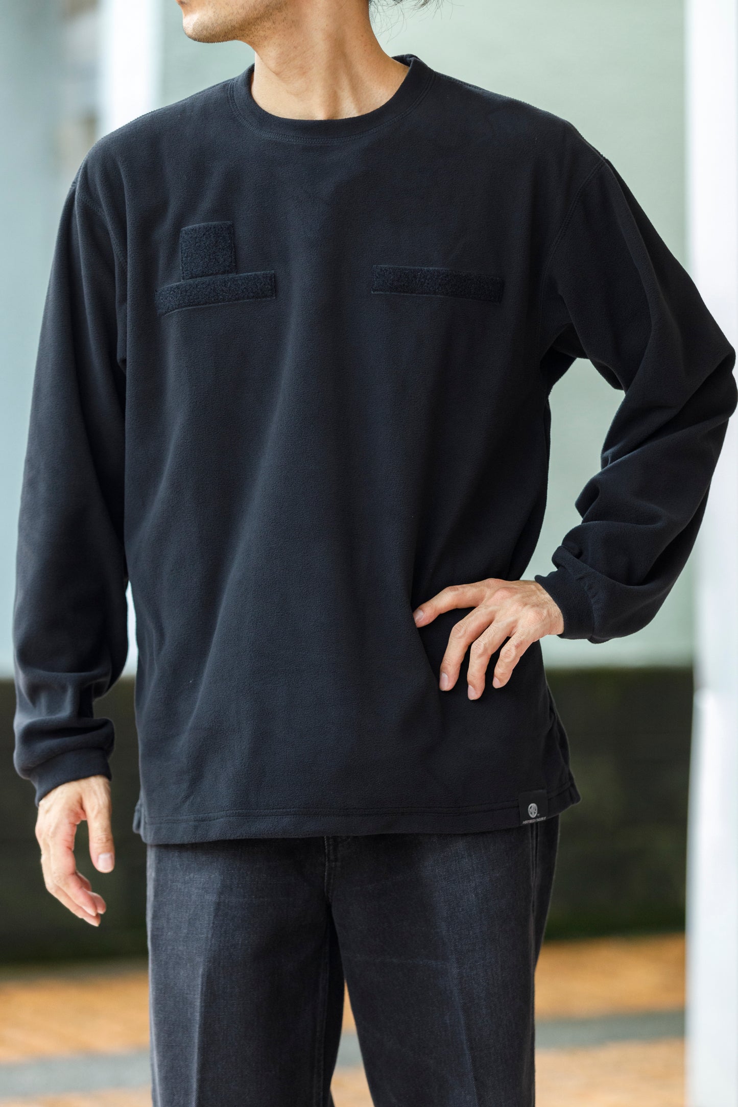 MOUT RECON TAILOR / MT1808 MOUT LIGHT THERMAL CREW NECK - Black