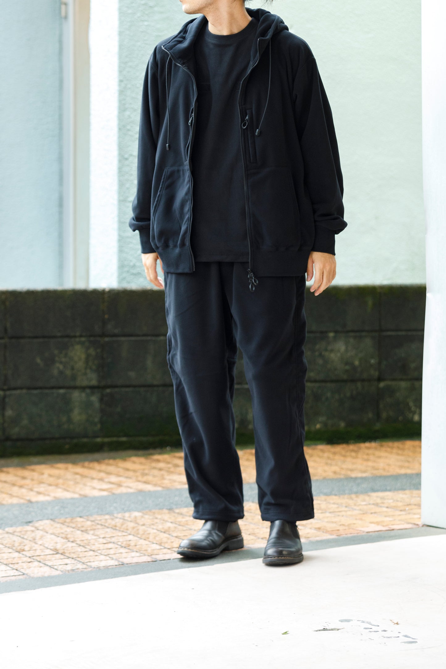 MOUT RECON TAILOR / MT1808 MOUT LIGHT THERMAL CREW NECK - Black