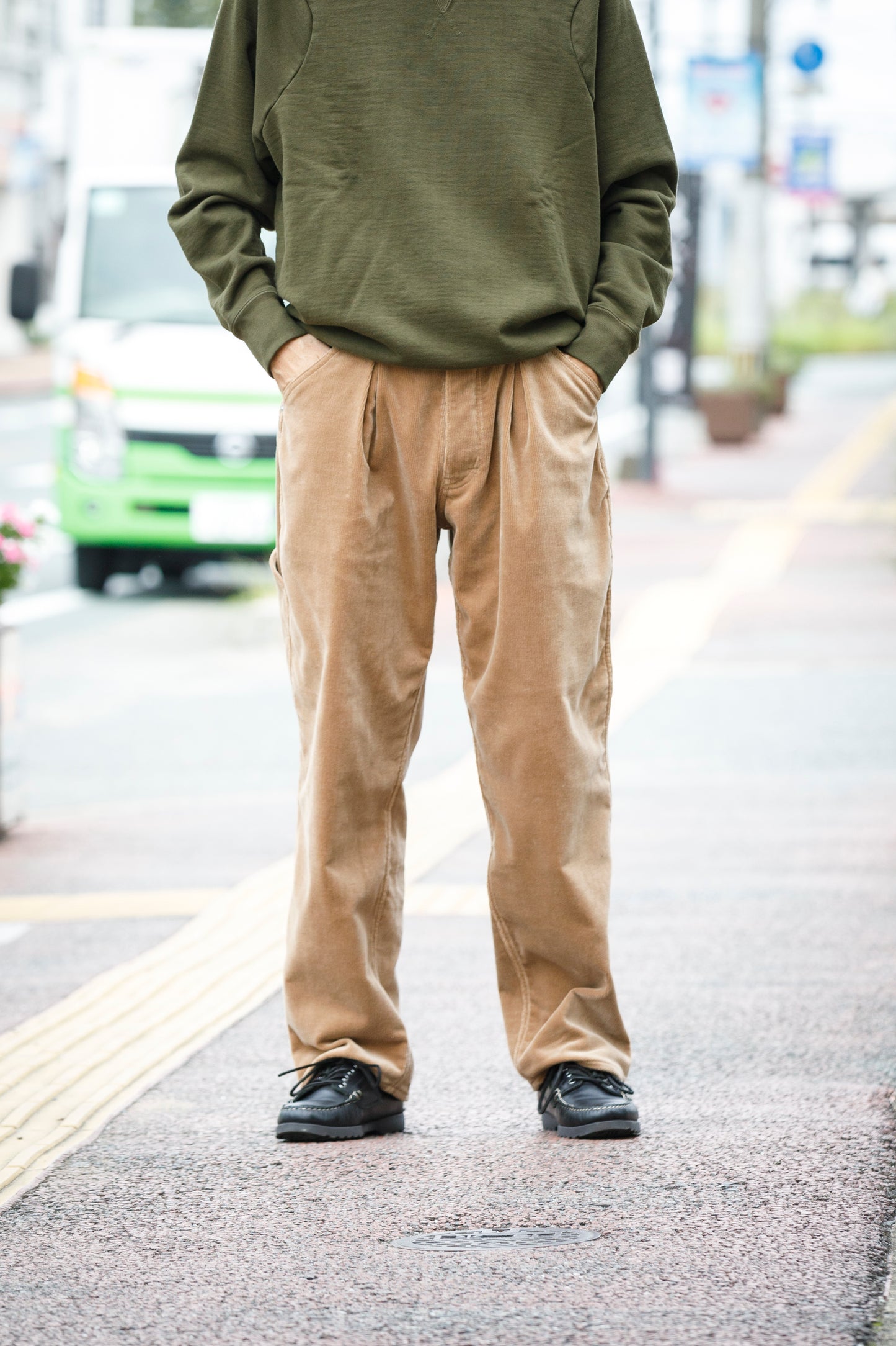 Willow Pants P-035_Beige Corduroy