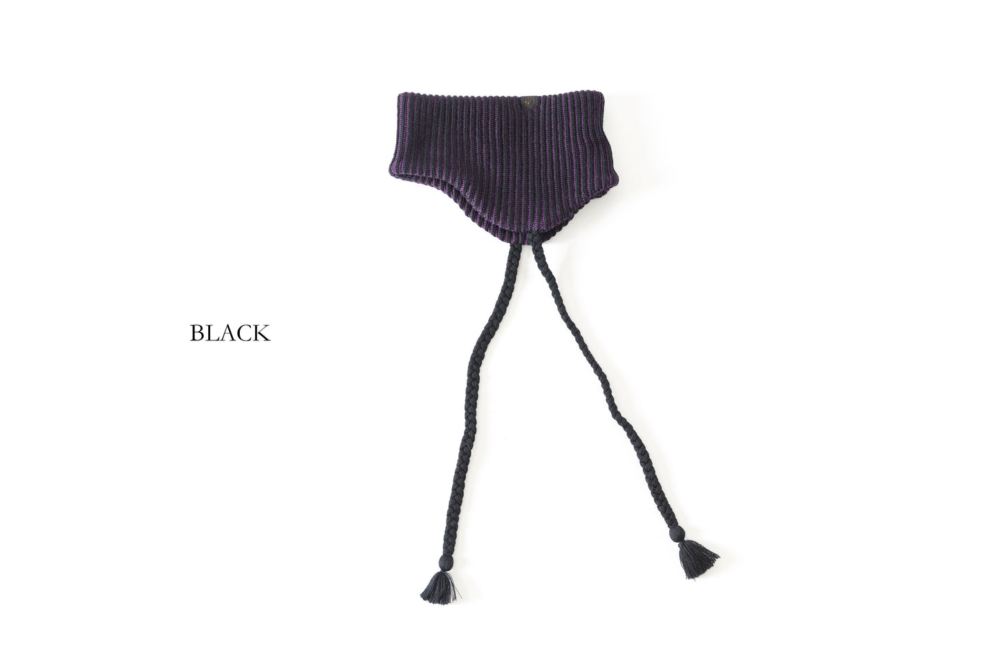 THE FACTORY MADE / EARFLAP KNIT HAIR BAND - BLACK,CHACOAL GRAY【FM966】