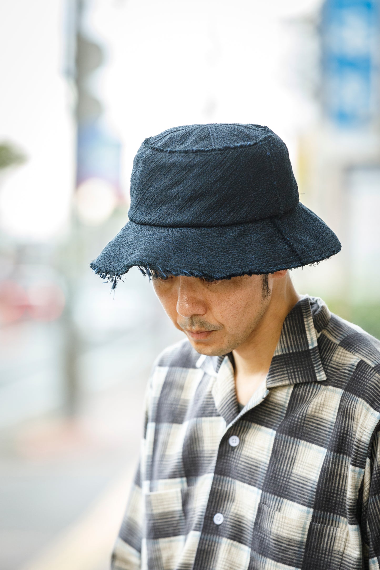 THE FACTORY MADE / SLAB JACUARD HAT - BLACK【FM960】