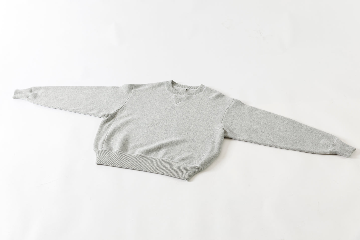 MEIAS / PURE CASHMERE SWEAT PO - T.Gray
