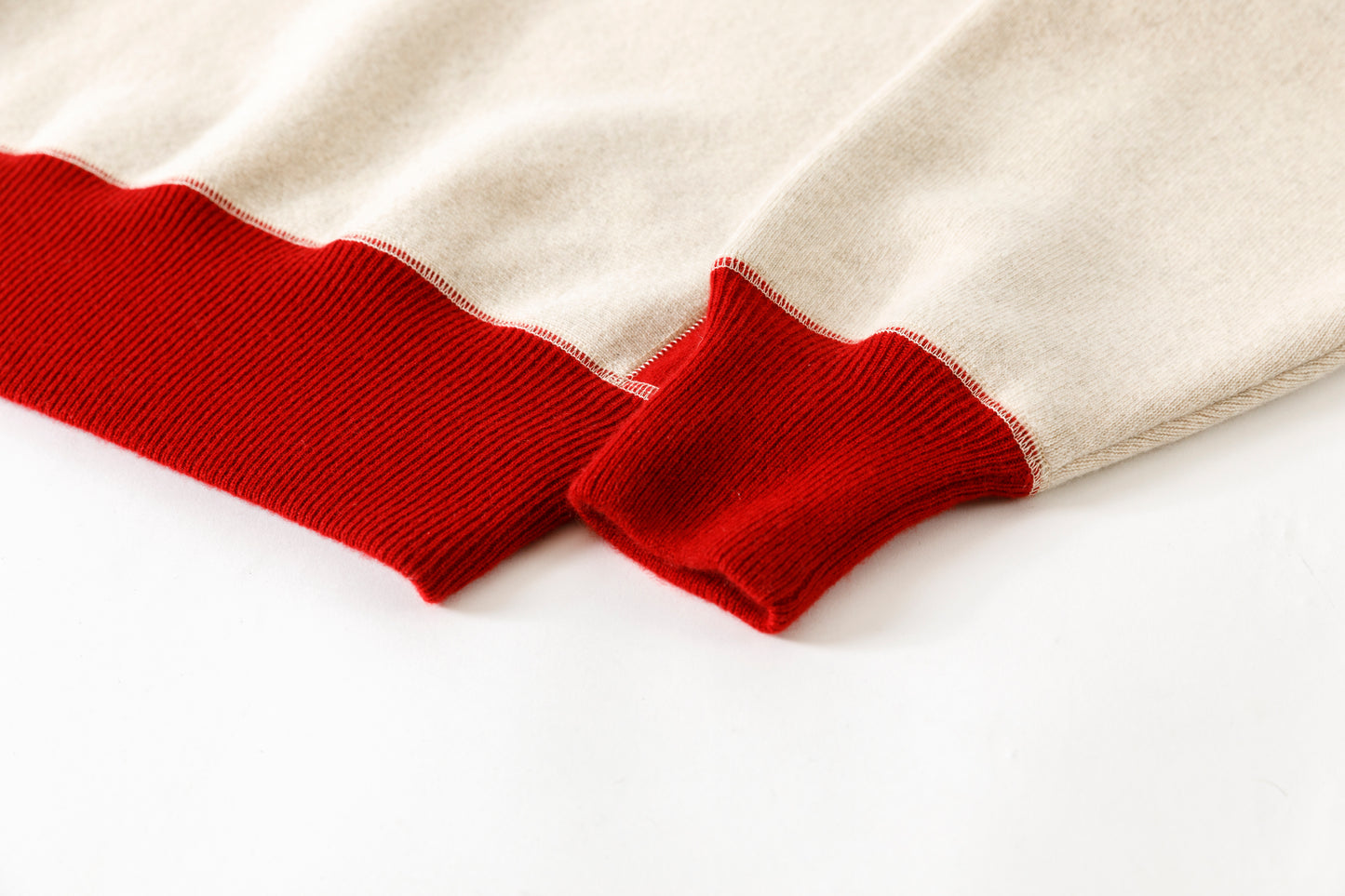 MEIAS / PURE CASHMERE SWEAT PO - Beige