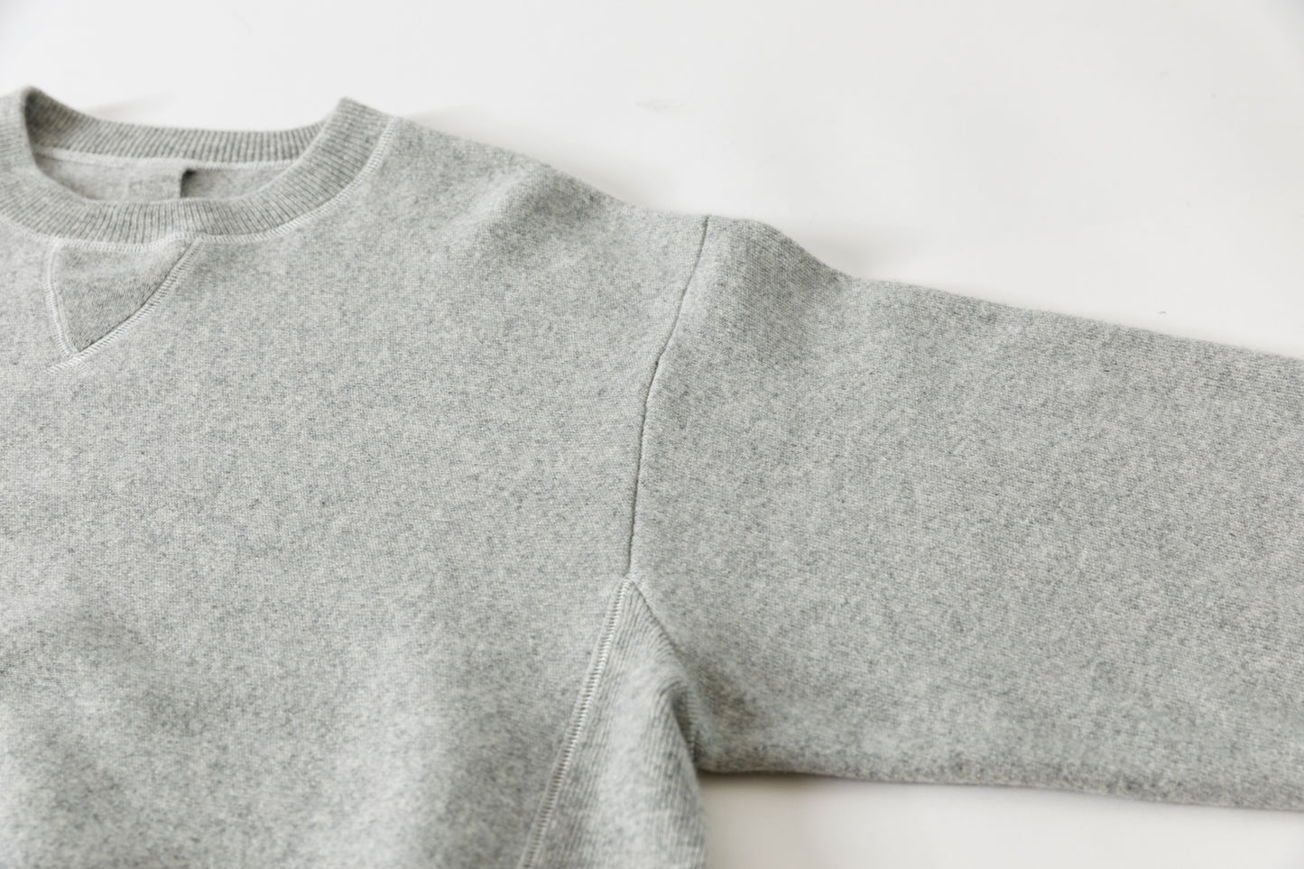 MEIAS / PURE CASHMERE SWEAT PO - T.Gray